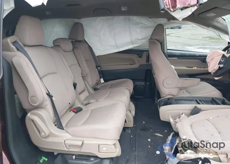 2018 Honda Odyssey Ex from USA, damaged, VIN 5FNRL6H56JB084863